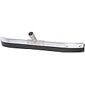 Haviland 0336C Synthetic Rubber Buna Blend Standard Duty Curved Floor Squeegee, 36" Length, Black