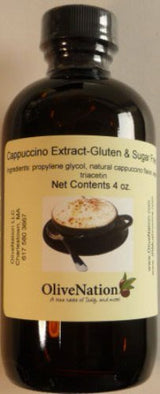 Cappuccino Flavored Extract - Coffee Flavor for Beverages - Ice Cream - Baked Goods - Frosting - Non-GMO - Gluten Free - Kosher - Vegan - 8 oz