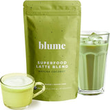 Blume Superfoods Latte - Matcha Powder with Coconut, Natural Caffeine, L-Theanine, All Day Energy & Focus, Sugar-Free, Moringa, Vegan, Organic Matcha