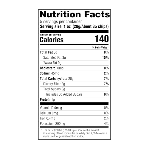Amazon Grocery, Plantain Chips Roasted with Sea Salt, 5 oz (Previously Amazon Fresh, Packaging May Vary)