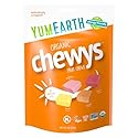 YumEarth Organic Fruit Chews - Fruit Flavored Candy Chews, No Dye, Allergy Friendly, Gluten Free, Non-GMO, Vegan Candy with No Artificial Dyes, 5