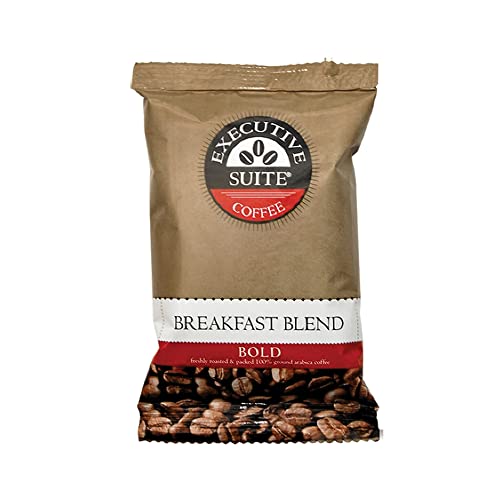 Executive Suite® Breakfast Blend Bold Coffee Packets, 1 Oz, Box Of 42