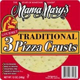 Mama Mary's, Prepared Pizza Crusts, Original 7" Crusts (3 Crusts), 12oz Bag (Pack of 3) (Choose Types Below) (Original 7" Crusts (3 Pack))