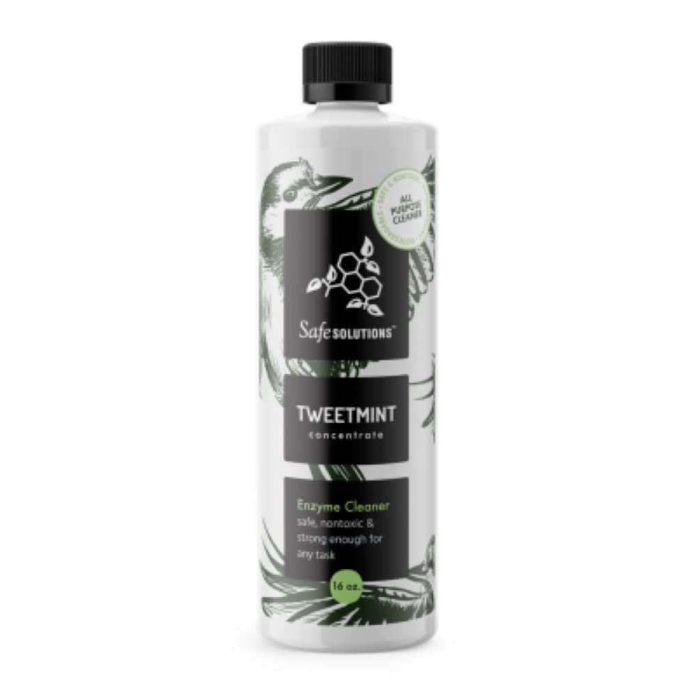 Safe Solutions Best Natural Cleaning Product TweetMint Enzyme Cleaner Nontoxic 16 OZ Bottle