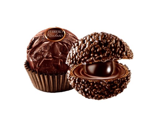 Ferrero Rondnoir Dark Chocolates with Almonds, 12 Pieces