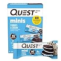 Quest Nutrition Mini Cookies & Cream Protein Bars, 8g Protein, 1g Sugar, 2g Net Carbs, Gluten Free, 14 Count