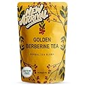 Berberine Tea 45g Natural Organic Caffeine-Free Blend Non-GMO Herbal in Plastic-Free Stand Alone Pouch Delicious Antioxidant for Immune Support