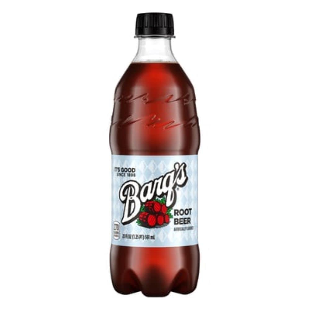 Barq's Root Beer Soda 20oz Bottles (Pack of 16, Total of 320 Fl Oz)