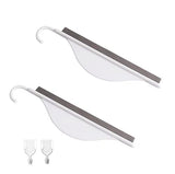 2Pcs Mini Squeegee with Hanging Hook, Bathroom Shower Mirror Squeegee for Tiles, Silicone Small Kitchen Countertop Sink Wiper Scrape Cleaner Tool