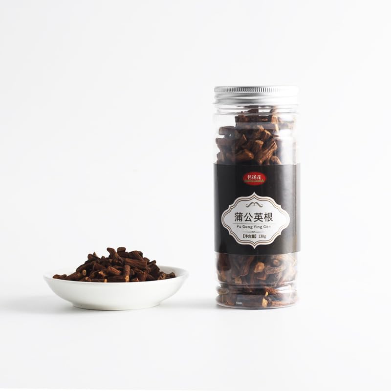 Zercumm China Herbal Tea 75 Selected Canned Lotus Leaf Lemon Slice Rose Honeysuckle Baby Chrysanthemum Wolfberry Tea (Dandelion root 130g)