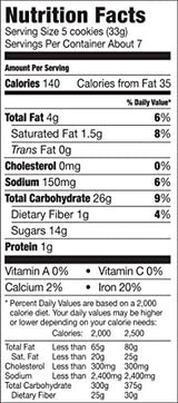 Mi-Del Cookies, Organic Ginger Snaps, 8 Ounce (Pack of 12)