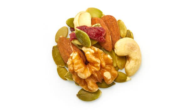Yupik Organic Protein Boost Trail Mix, 2.2 Lb, A Mix Of Cashews, Almonds, Pumpkin Seeds, Walnut, Cranberries, Pack of 1