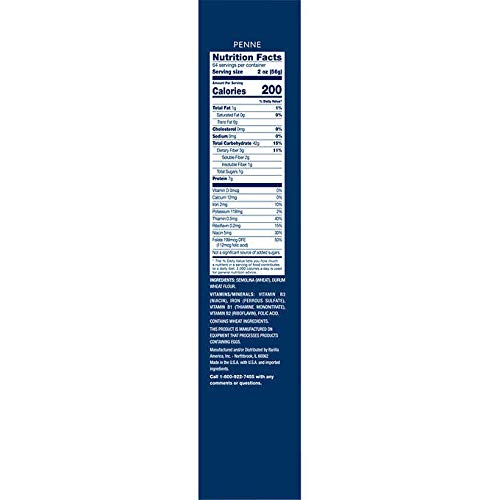Barilla Penne Delicious Pasta, 2LB, (Pack of 4)