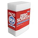 10 Pack of 6 x 9 White Non Scratch Non-Woven Pads for Buffing Cleaning Polishing and Multi Purpose Use in Your Home Workshop or DIY Garage Shop