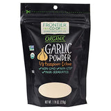 Frontier Co-op Organic Garlic Powder, 7.76-Ounce Bag, Pure and Natural Garlic Seasoning | Non-GMO and Kosher Certified | Add Flavor to Your Savory