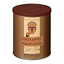KURUKAHVECI MEHMET EFENDI Turkish Coffee, 100% Arabica, Finely Roasted Ground Coffee for Cezve, Rich Aroma, Medium, Authentic Turkish Coffee Tradition