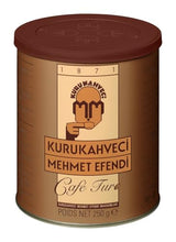KURUKAHVECI MEHMET EFENDI Turkish Coffee, 100% Arabica, Finely Roasted Ground Coffee for Cezve, Rich Aroma, Medium, Authentic Turkish Coffee Tradition