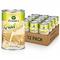 Frank’s Kraut Juice 14oz Cans (12 Pack) - Tangy Sauerkraut Juice from Naturally Fermented Cabbage | Gluten-Free, Vegan, Shelf-Stable | Great
