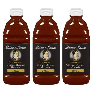 Diana Sauce Gourmet Original 500ml, 3-Pack {Imported from Canada}