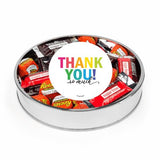Thank You Sugar Free Candy Gift Tin Chocolate Assortment - Rainbow Thanks