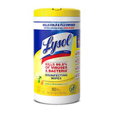 Lysol Disinfecting Wipes Bundle, Home Apartment Dorm Room Essentials and Cleaning Supplies, All Purpose Cleaner, Multi-surface Cleaning Wipes, Lemon