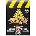 Make Mine a Builder's Teabags | Master Blended British Black Tea (Black, 80 Count (Pack of 1))
