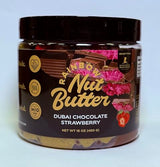 Rainbow Nut Butter Strawberry Hazelnut Chocolate Dubai 40% Pistachio Nut Butter Cream Kataifi Kadayif Freeze Dried Strawberries, 16 Oz.