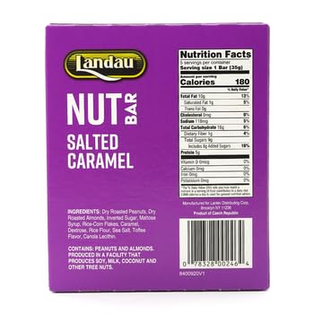 NUT BAR SALTED CARAMEL 6.15 OZ.