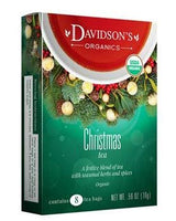 Davidsons Organics 1186 Single Serve Christmas Tea - 100 Count