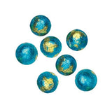 (All City Candy) Foiled Solid Milk Chocolate World Globes - Bulk Bags (2 LB Bag)