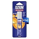 Ozium 0.8 oz. Air Sanitizer & Odor Eliminator for Homes, Cars, Offices and More, Citrus Scent, Pack of 2
