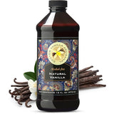 Natural Vanilla Alcohol?Free Flavor, 16 fl oz - Madagascar Bourbon vanilla, 100% natural, sugar?free, GMO?free, gluten?free, vegan, paleo, keto