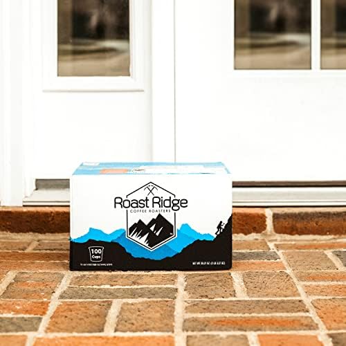 Roast Ridge Single Serve Coffee Pods for Keurig K-Cup Brewers, Variety Pack, Medium Roast, 100 Count (50 Chocolate Mocha, 50 Chocolate Hazelnut)