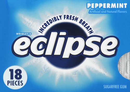 Wrigley's Eclipse Sugar Free Gum Peppermint - 18 CT