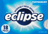Wrigley's Eclipse Sugar Free Gum Peppermint - 18 CT