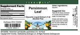 TerraVita Persimmon Leaf Glycerite Liquid Extract (1:5) - No Flavor (1 oz, ZIN: 522832)