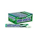 Mentos Candy Chewy Mint Rolls, Spearmint, Non Melting, Party, Concessions, Non Melting, 14 Pieces (Bulk Pack of 15)