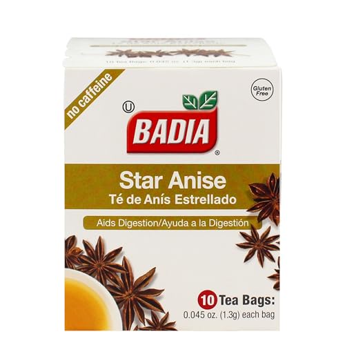 Badia - Star Anise Tea Caffeine Free - 10 Tea Bags