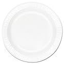 Dart 10PWCR 10.25 in White Unlaminated Foam Plate (Case of 500)