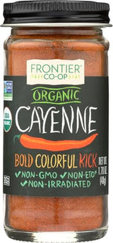 Frontier Herb Organic Ground Cayenne Pepper, 1.7 oz