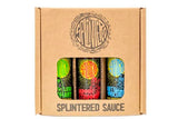 The Splintered Sauce Hot Sauce Trio - Carolina Reaper Variety Pack with Luscious Fruit Pairings- Blueberry - Strawberry - Pineapple - Perfect