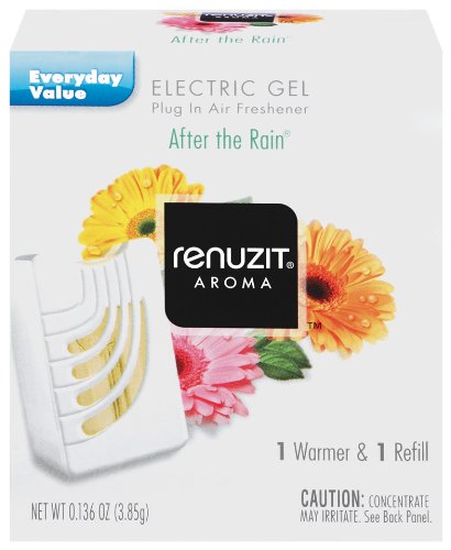 Renuzit Gel Warmer Air Freshener, After The Rain 0.136Oz