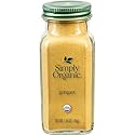 Simply Organic Ground Ginger Root, 1.64 Ounce, Non ETO, Non Irradiated, Non GMO, Complements Both Sweet & Savory Dishes