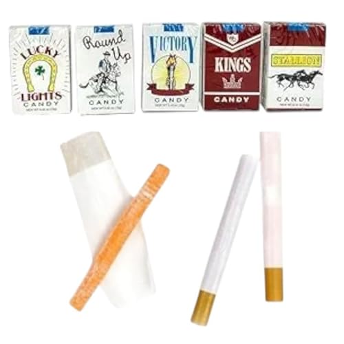 Bubble Gum Candy Cigarettes-18 Packs Of A Retro Sweet Treat Bursting with Flavor-Perfect for Snacks, Parties and Gifts
