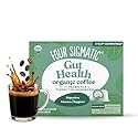 Four Sigmatic Gut Health Organic Coffee Pods | Medium Roast Probiotic K Cups with Chaga and Turkey Tail | Immune Boosting, Probiotic Mushroom Coffee K