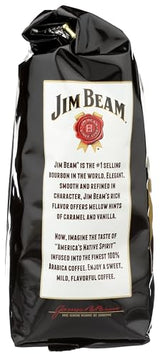 Jim Beam Bourbon Vanilla Bourbon Flavored Ground Coffee - 12 Ounce Bag