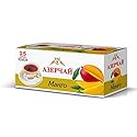 AZERCAY Azerbaijan Tea -black tea with mango flavor 3 Pack a 45g of 25 two-compartment bag - apple tea- 3 x 45g