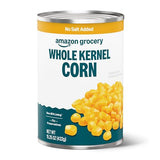 Amazon Grocery, Canned Whole Kernel Corn, No Salt Added, 15.25 Oz