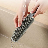 Ostin Multifunction Small Scrub Brush Corner Cleaning Brush for Sink Bathroom Countertop Floor Window Kitchen Bathroom