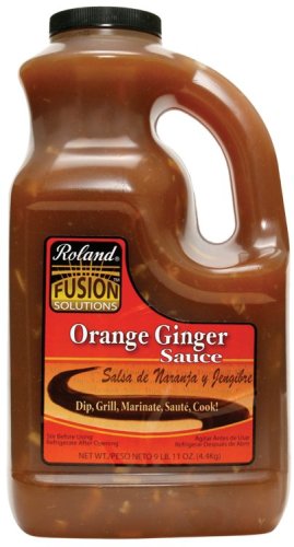 Roland Foods Fusion Solutions Orange Ginger Sauce, Specialty Imported Food, 1 Gallon, Pack of 1